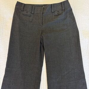 Ann Taylor front pocket black and white pants 4